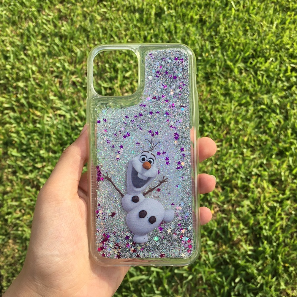 Olaf From Frozen Glitter Disney iPhone Case